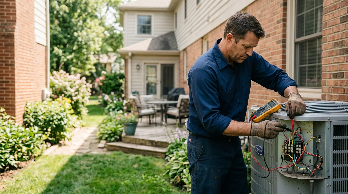 HVAC technician working near Toquerville, UT